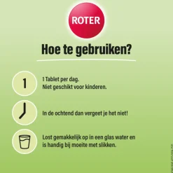 Roter Vitamine C 1000 mg Lime- Lychee 15 bruistabletten