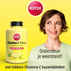 Roter Vitamine C 1000 mg Sterk Citroen 50 kauwtabletten