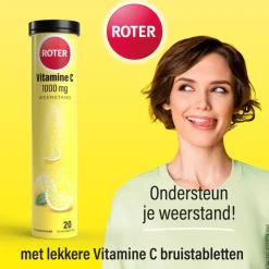 Roter Vitamine C Bruis 1000 mg Citroen 2 x 20 bruistabletten