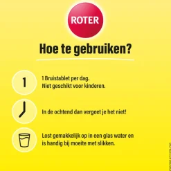 Roter Vitamine C Bruis 1000 mg Citroen 2 x 20 bruistabletten