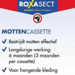 Roxasect Mottencassette 2 stuks