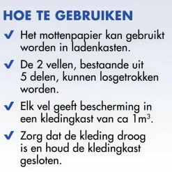 Roxasect Mottenpapier 2 stuks