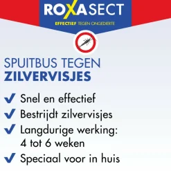 Roxasect Spuitbus Tegen Zilvervisjes 400 ml