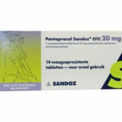 Sandoz Pantoprazol OTC 20 mg 14 stuks