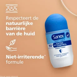 Sanex Deodorant Roller Dermo Extra Control 53 ml