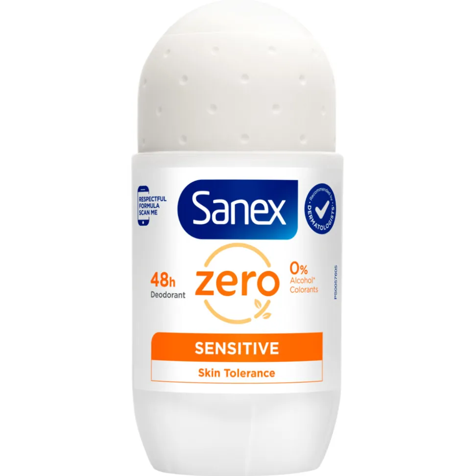 Sanex Deodorant Roller Zero% Sensitive Skin 50 ml