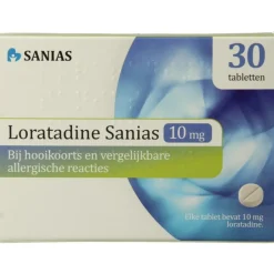 Sanias Loratadine 10 mg 30 tabletten
