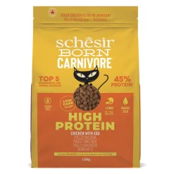 Schesir Born Carnivore Kattenvoer Chicken & Egg 1,25 kg