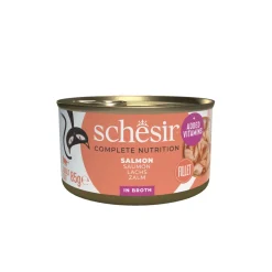 Schesir Kattenvoer Gekookte Zalm 85 gr
