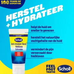 Scholl Herstellende Creme Hielkloven K+ 60 ml