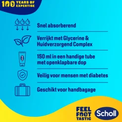 Scholl Voetcrème Intense Hydratatie 150 ml