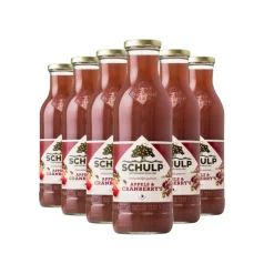 Schulp Appel & Cranberrysap Ambachtelijk 6 x 0,75 liter