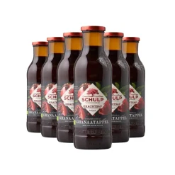 Schulp Granaatappelsap Puur Krachtsap Biologisch 6 x 0,75 liter