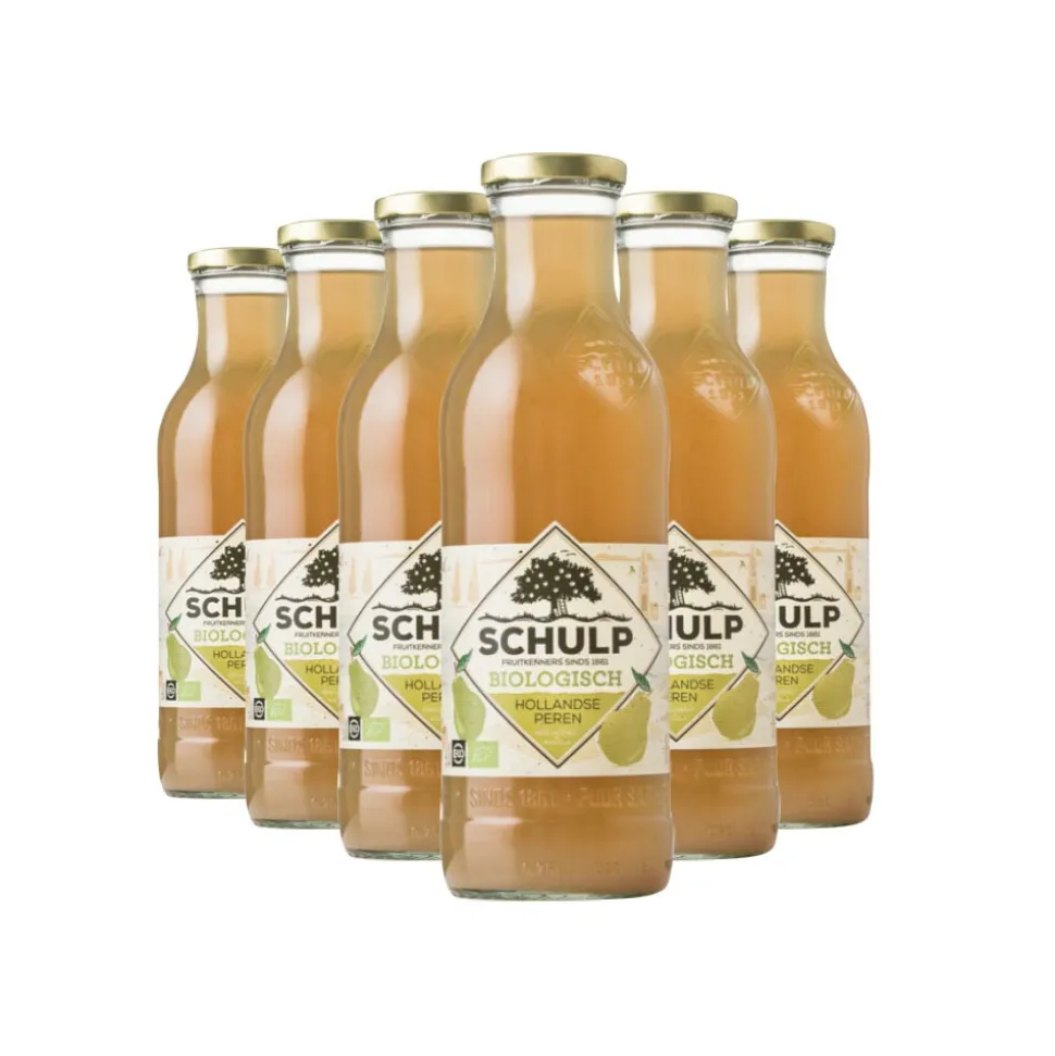 Schulp Perensap Biologisch 6 x 0,75 liter
