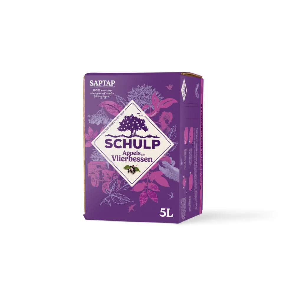 Schulp Saptap Appel-Vlierbes Ambachtelijk 5 liter