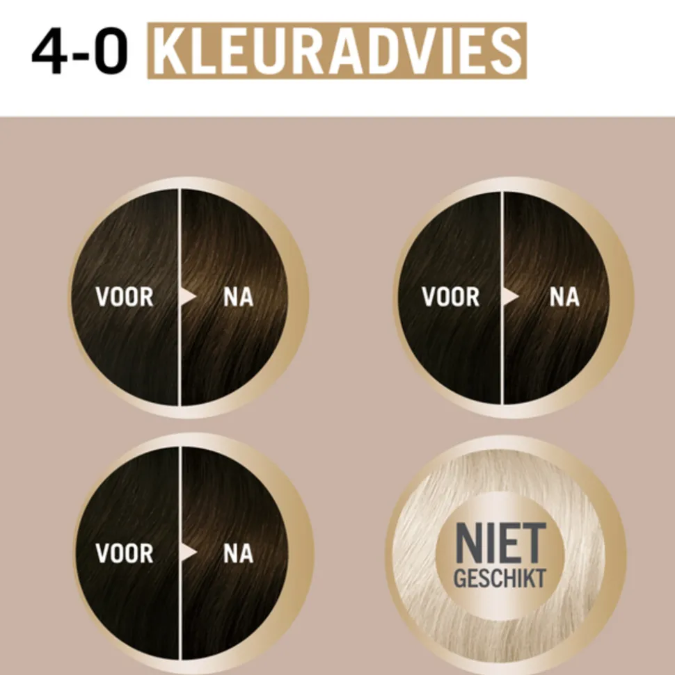 Schwarzkopf Creme Supreme Haarkleuring 4-0 1 set