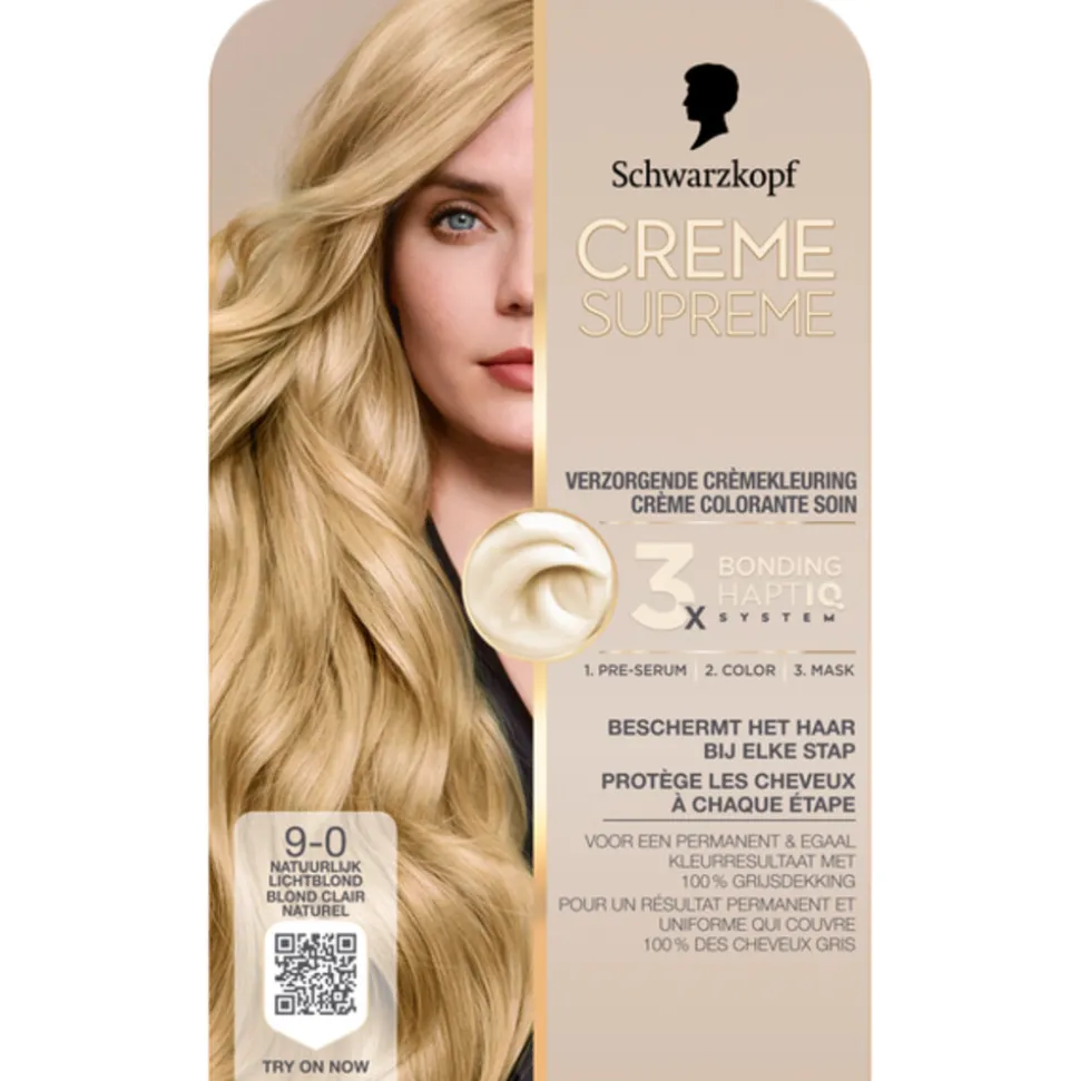 Schwarzkopf Creme Supreme Haarkleuring 9-0 1 set