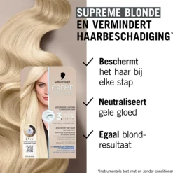 Schwarzkopf Creme Supreme Haarkleuring L1++ 1 set