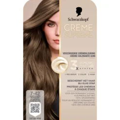 Schwarzkopf Creme Supreme Haarkleuring 7-42 1 set