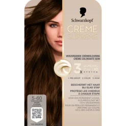 Schwarzkopf Crème Suprème Haarkleuring 5-60 1 set