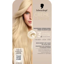 Schwarzkopf Crème Suprème Haarkleuring 10-0 1 set