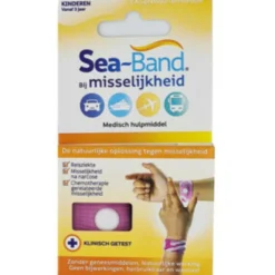 Sea Band Polsband Bij Misselijkheid Kinderen Roze 1 paar