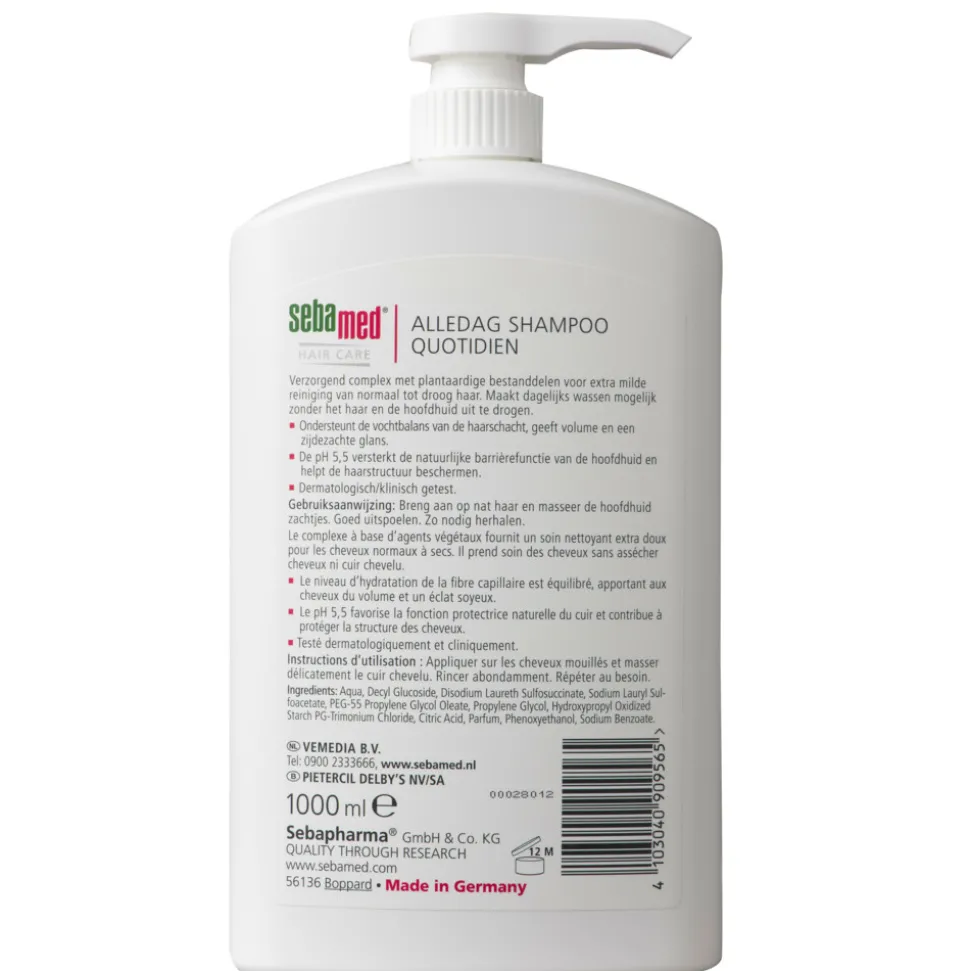 Sebamed Alle Dag Shampoo Pomp 1000 ml