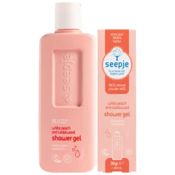 Seepje Witte Perzik en Cederhout Douchegel + Navulling Pakket