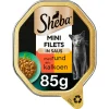 Sheba Mini Filets Adult Kattenvoer Natvoer Rund en Kalkoen in Saus Kuipjes 85 gr