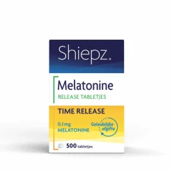 Shiepz Melatonine 0.1 mg Time Release 500 tabletten