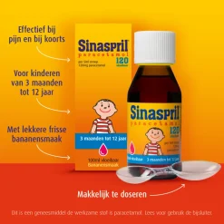 Sinaspril Paracetamol 120 mg Vloeibaar 100 ml