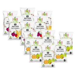 Snoepsterren - Mango pompoen 6x 4 stuks & Biet aardbei 6x 4 stuks Pakket