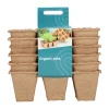 SOGO Biologische Kweekpotjes 4x4 cm 6 stuks