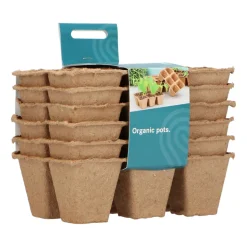 SOGO Biologische Kweekpotjes 4x4 cm 6 stuks