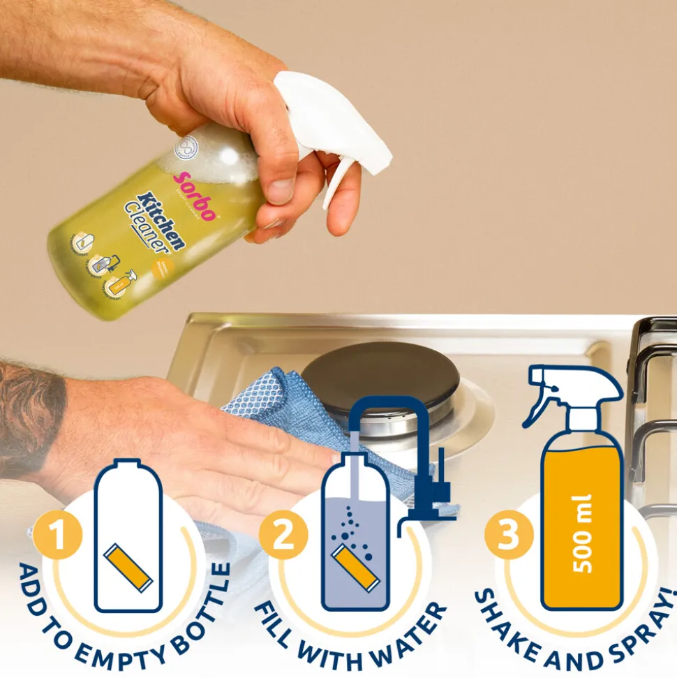 Sorbo Keukenreiniger Navulling 2 stuks