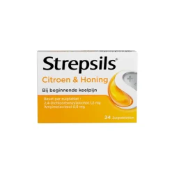 Strepsils Zuigtabletten Citroen & Honing 24 tabletten