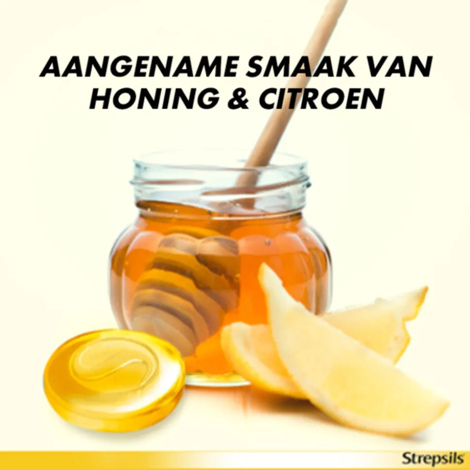 Strepsils Zuigtabletten Citroen & Honing 24 tabletten