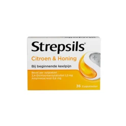 Strepsils Zuigtabletten Citroen & Honing 36 tabletten