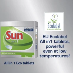 Sun Professional Vaatwastabletten All-in-1 Eco Pro Formula 100 stuks