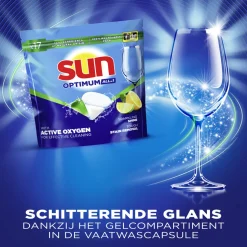 Sun Vaatwascapsules Citroen 17 stuks