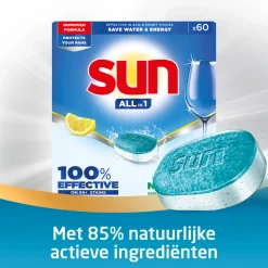 Sun Vaatwastabletten Citroen 60 stuks