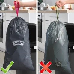 Swirl Afvalzakken met Trekband 30 liter 12 stuks