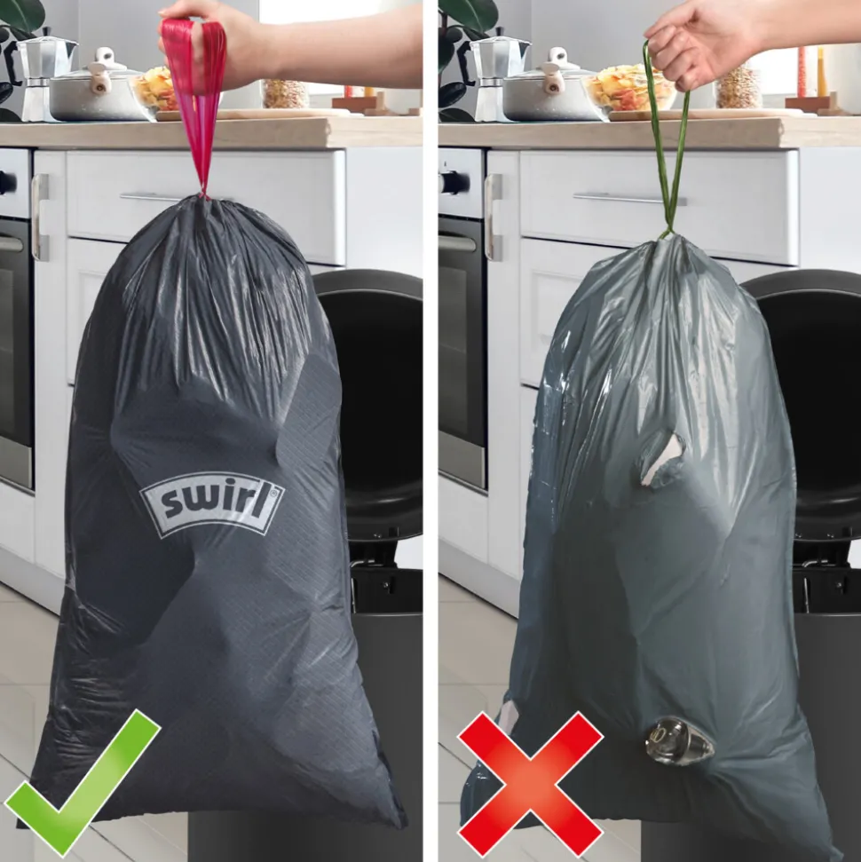 Swirl Afvalzakken met Trekband 30 liter 12 stuks