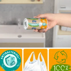 Swirl Pedaalemmerzakken Badkamer Scheurvast & Lekvrij 10 liter 37 stuks