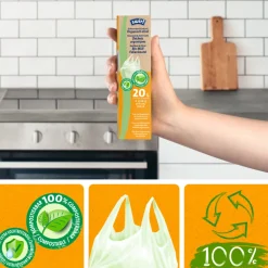 Swirl Pedaalemmerzakken Bio 20 liter 6 stuks