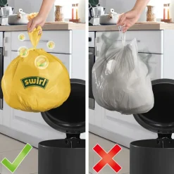 Swirl Pedaalemmerzakken Geparfumeerd met Handvat 20L 25 stuks