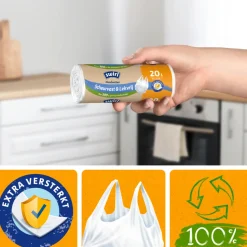 Swirl Pedaalemmerzakken met Handvat 20 liter 20 stuks