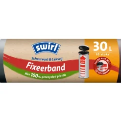 Swirl Pedaalemmerzakken XL met Fixeerband 30 liter 10 stuks