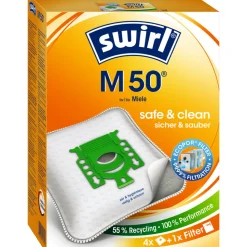 Swirl Stofzuigerzakken M50 - MP Plus 4 stuks