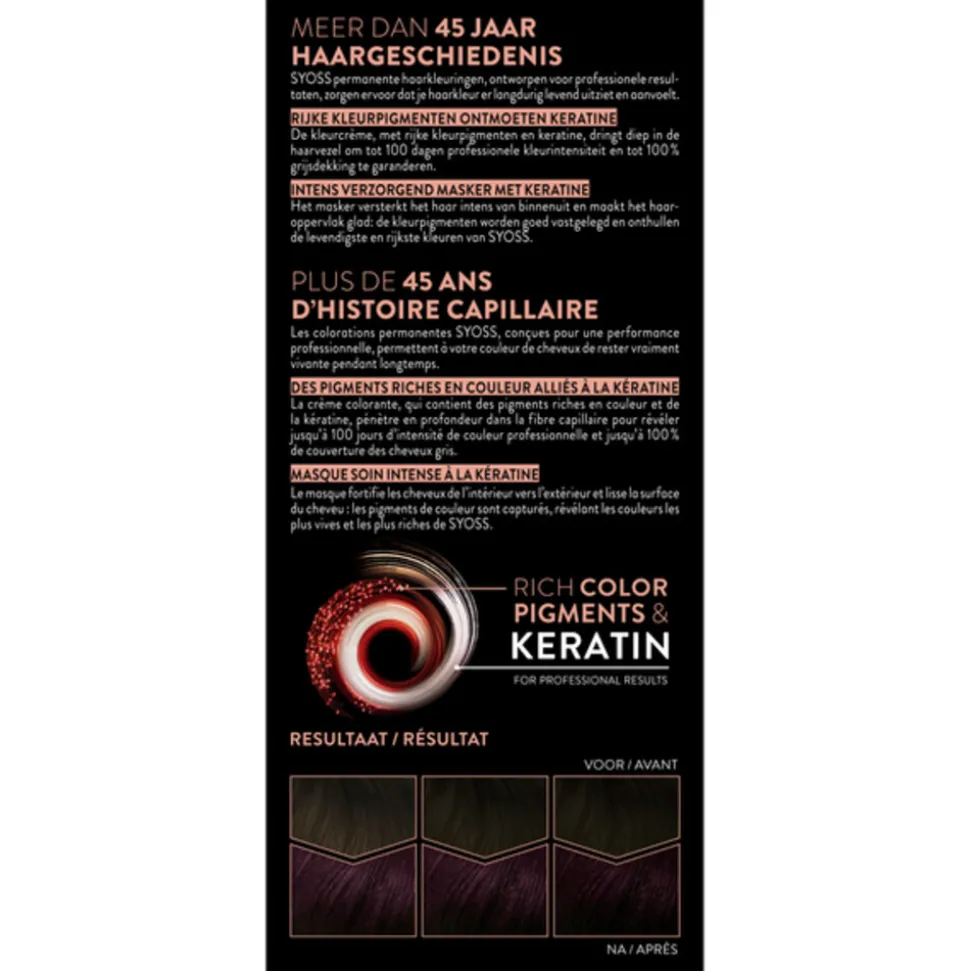 Syoss Baseline Haarverf 3-3 Trendy Violete